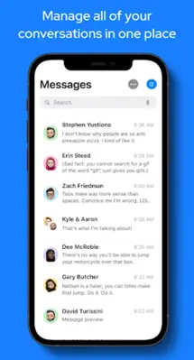 Messages OS android App screenshot 5